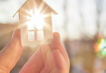 Intérieur lumineux et apaisant après une harmonisation